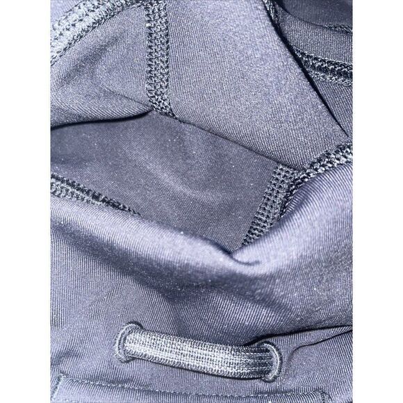 Lululemon‎ Speed Tight IV Womens Sz 4 Pockets Zip Ruched Ankle Reflector Black - Picture 5 of 7